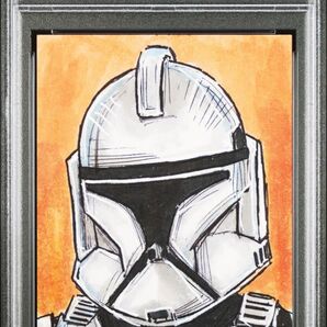 【PSA5】2024TOPPS STARWARS SKETCH CARDS RICO DELA ROSA CLONETROOPER
