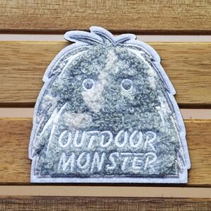 【OUTDOOR MONSTER】モフモフワッペン A.R.KオリジナルVer.