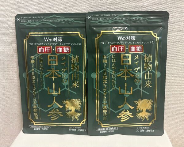 日本山人参 サプリメント 2袋