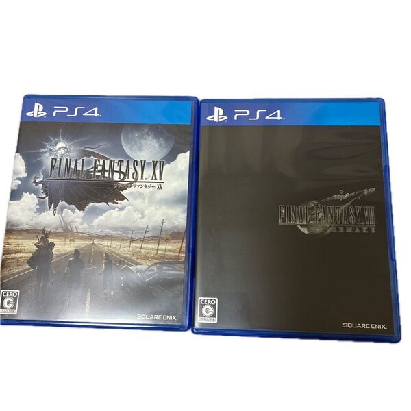 PS4 FINAL FANTASY 15、7リメイク 2本セット
