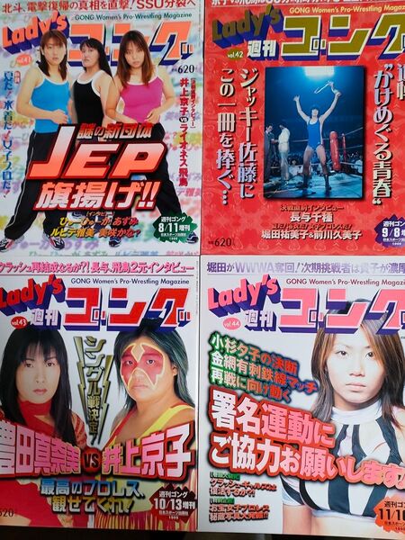 【40冊セット】Lady's 週刊ゴング Vol.41~80 レディースゴング レディゴン プロレス 女子プロレス
