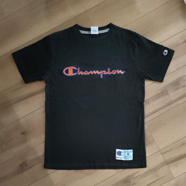 Champion Tシャツ Mサイズ ブラック ロゴ