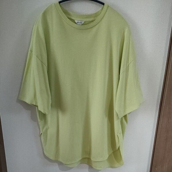 アメリカンホリック 裾ラウンドカット チュニック Tシャツ L