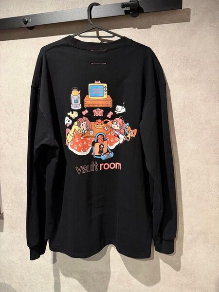 vaultroom(ボルトルーム) MIKKORONE ロングスリーブTシャツ ブラック みっころね ホロライブ 長袖 Lサイズ