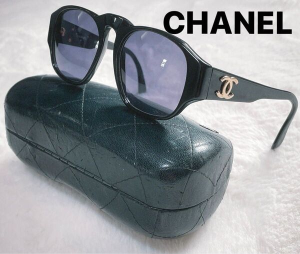 極美品 CHANEL シャネル サングラス ココマーク オマケケース付き