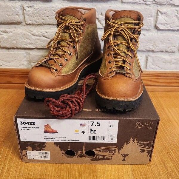 極美品! DANNER LIGHT REVIVAL 30422 7.5EE(25.5cm) ダナーライト リバイバル ブーツ