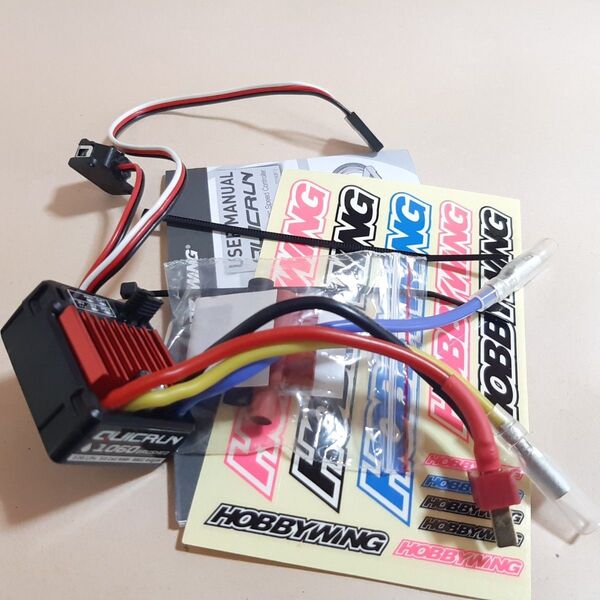 ① QuicRUN WP 1060 60A ホビーウイング ブラシ アンプ ESC ラジコン CC-01 CC-02 tt02