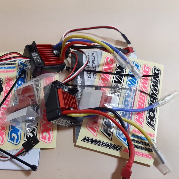 ③ QuicRUN WP 1060 60A ホビーウイング ブラシ アンプ ESC ラジコン CC-01 CC-02 tt02