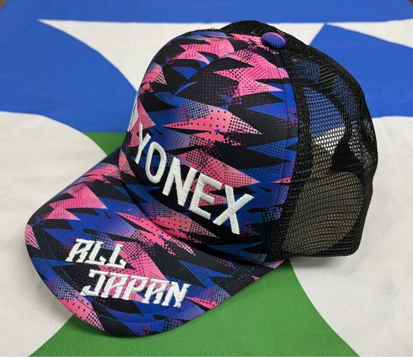 YONEX '25年 カタログ未掲載 数量限定 ALL JAPAN メッシュキャップ(UNI)