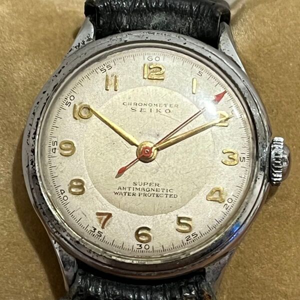 SEIKO セイコー スーパー ヴィンテージ 初期型ムーブメント 赤秒針 稼働品