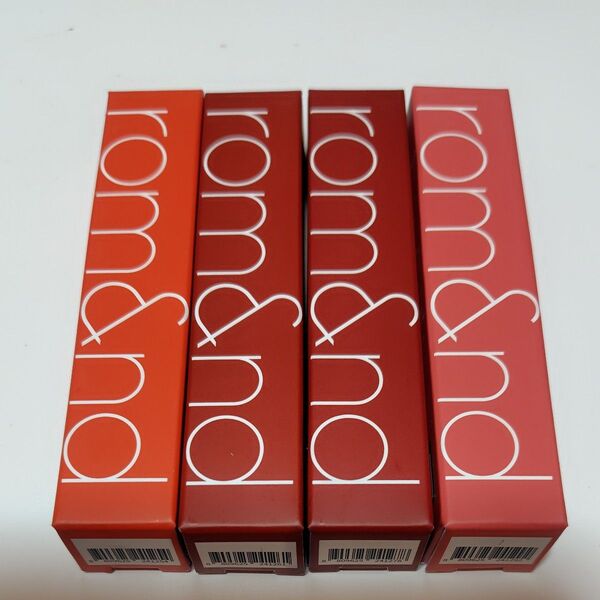 ロムアンド ゼロベルベットティント55g(#02#05 #06#10) 【新品未使用4本セット】イエベ向き
