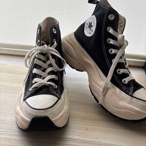 CONVERSE RUN STAR MOTION HI 厚底スニーカー 24.5cm ブラック