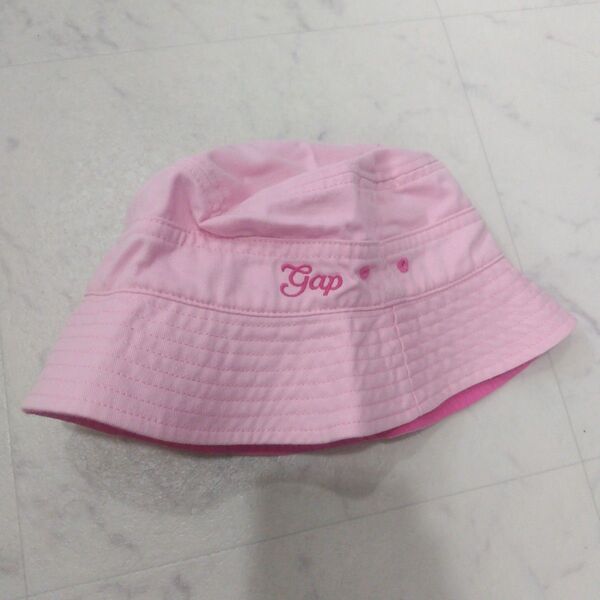 GAP 帽子 ハット ピンク GAPキッズ GAPKIDS 52〜54cm ベビー 子供 女の子