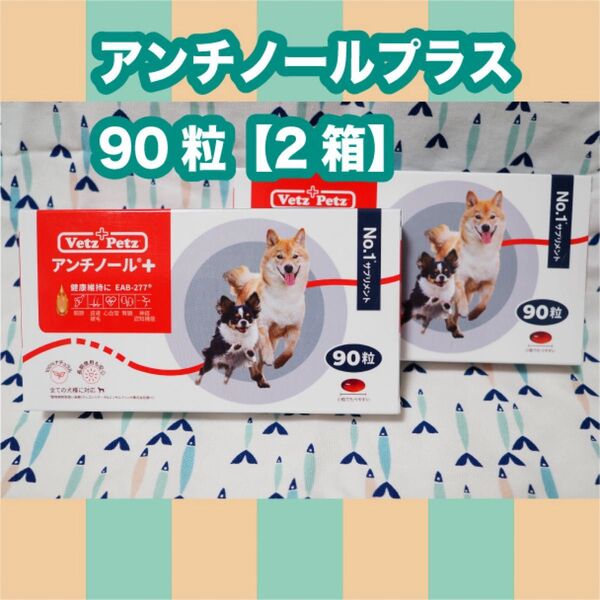 アンチノールプラス 犬用 90粒 2箱