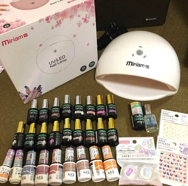 72w UV-LEDネイルライト ジェルネイル セリア セット売り ダイソー キャンドゥ セルフネイル