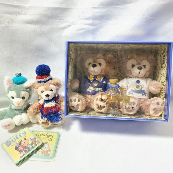2015年 限定 ハッピーニューイヤーコレクション ダッフィー シェリーメイ ジェラトーニ キーホルダー ぬいぐるみストラップ
