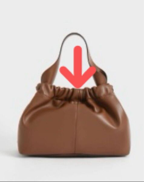 CHARLES & KEITH Ally アリー ルーシュドスローチーバッグ