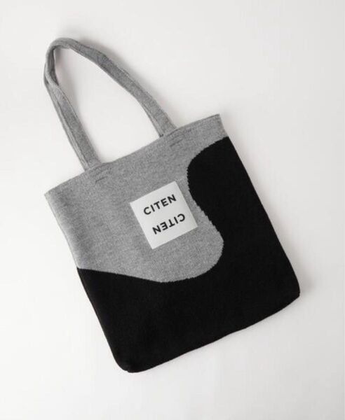 【新品未使用】CITEN グラフィカル トートバッグ ブラック