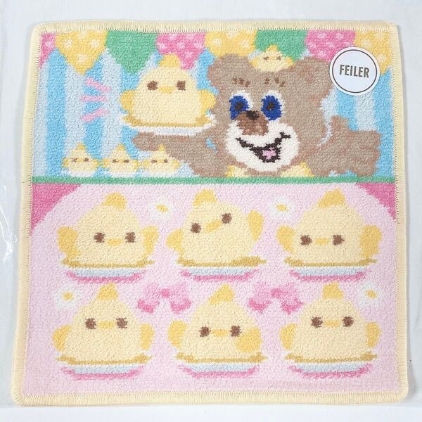 LOVERARY BY FEILER◆ぴよりん◆イエロー◆ハンカチ◆新品