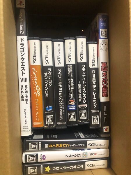 ゲームまとめ売り ソフト カセット 大量 レトロゲーム PSP 任天堂DS PS2 3DS