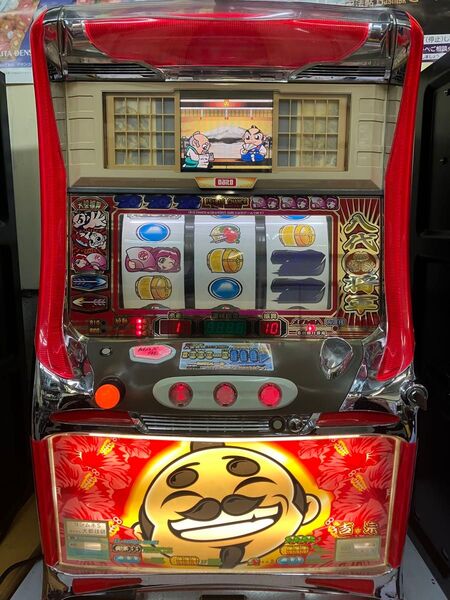 【送料込】吉宗 爺パネル パチスロ実機 パチスロ 吉宗S スロット 家庭用電源 大都技研