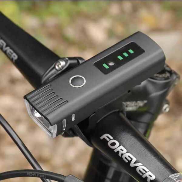 自転車用ライト 1000LM 防水 光センサー 自動点灯 2000mAh LED USB充電式 高輝度 防水 1000ルーメン