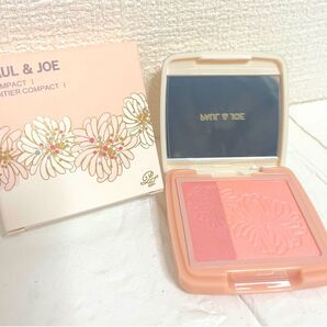 PAUL & JOE コンパクト ケース I 新品 チーク ポールジョー