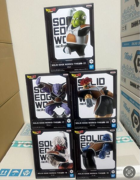 SOLID EDGE フィギュア ギニュー特戦隊 バータ ジース リクーム グルド WORKS ドラゴンボールZ