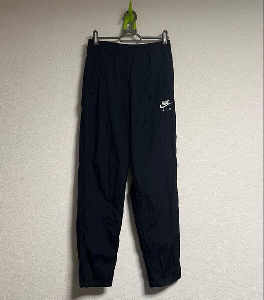 ナイキ NIKE AIR ナイロン パンツ ウィンドブレーカー サイズs 黒