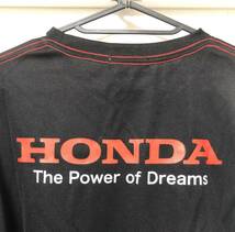 未使用品 HONDA RACHING ホンダレーシング ビッグロゴ 長袖Tシャツ ロンT サイズL 黒_画像4