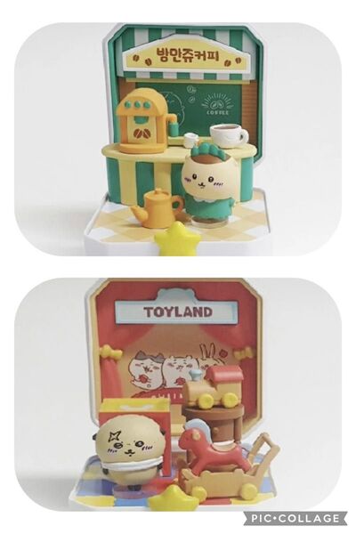 ちいかわ ジオラママスコット コンパクトショップ 韓国限定 くりまんじゅうカフェ トイショップ フィギュア