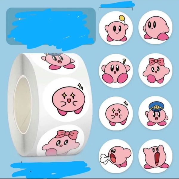 春新星のカービィA種サイズ約 2cm美品 1ロールのみ配送¥550-50新生活応援セール早い者勝ち