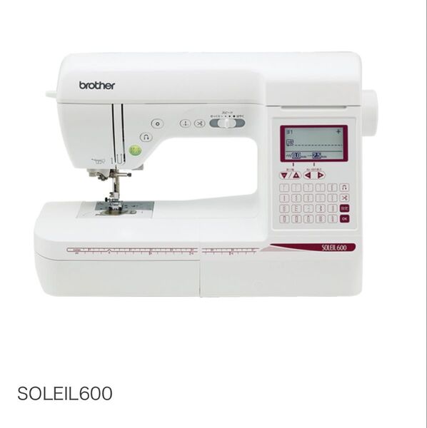ブラザー コンピューターミシン ソレイユ600 SOLEIL600 新品未使用 フットコントローラープレゼント付き