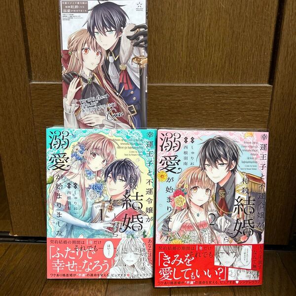 幸運王子と不運令嬢が相殺結婚したら溺愛が始まりました 1・2巻