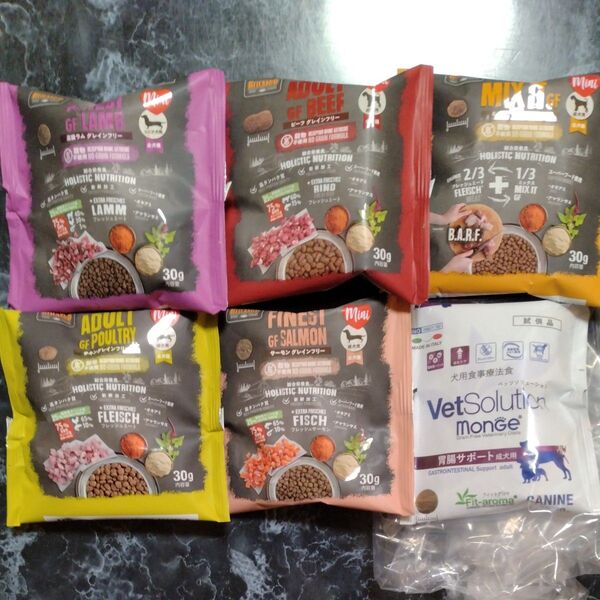 ドッグフード 成犬用総合栄養食 試供品 30g 6個
