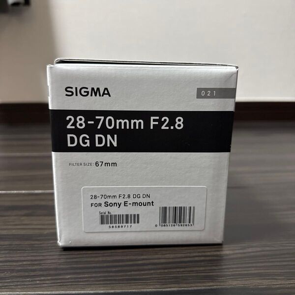 【新品未使用】SIGMA シグマ 28-70mm F2.8 ソニー Eマウント用