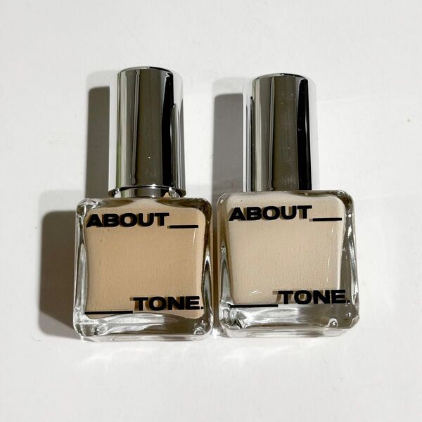 2本セット・ABOUT TONE/アバウトトーンスキンレイヤーフィットファンデーション 21 &23