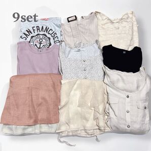 レディース まとめ売り 9点セット 春夏 可愛い 大量 フェミニン Mサイズ中心