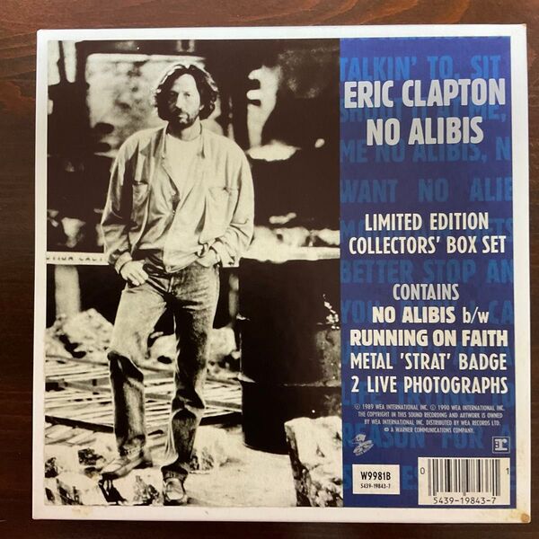 Eric Clapton : No Alibis 7” シングルコレクターズエディション限定ボックスセット