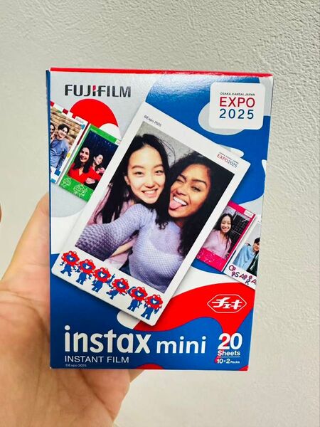 チェキ instax mini 大阪万博限定 フィルム ミャクミャク 20枚 6箱 FUJIFILM 富士フイルム