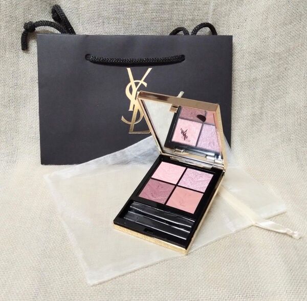 (新品未使用) YSL イヴ サンローラン ボーテ クチュール ミニ クラッチ (アイシャドウ) 400 バビロン ローズ