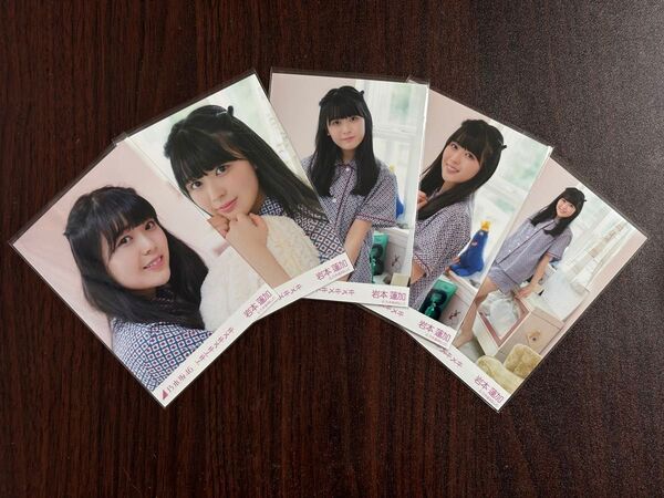 乃木坂46岩本蓮加 トキトキメキメキ生写真5種コンプ