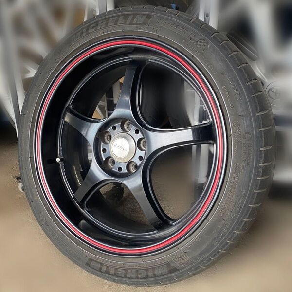 5ZIGEN PRO RACER FN01R-C 5次元 プロレーサー 17インチ 7J +45 PCD100 5H ミシュラン