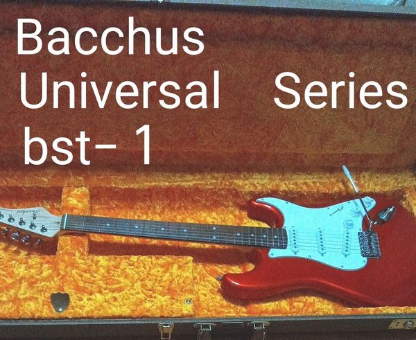 【Bacchus BST-1R CAR ストラト+ソフトケース+ストラップおまけ