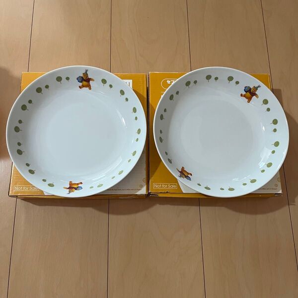 新品未使用 くまのプーさん プーさん パスタ皿 カレー皿 2枚セット