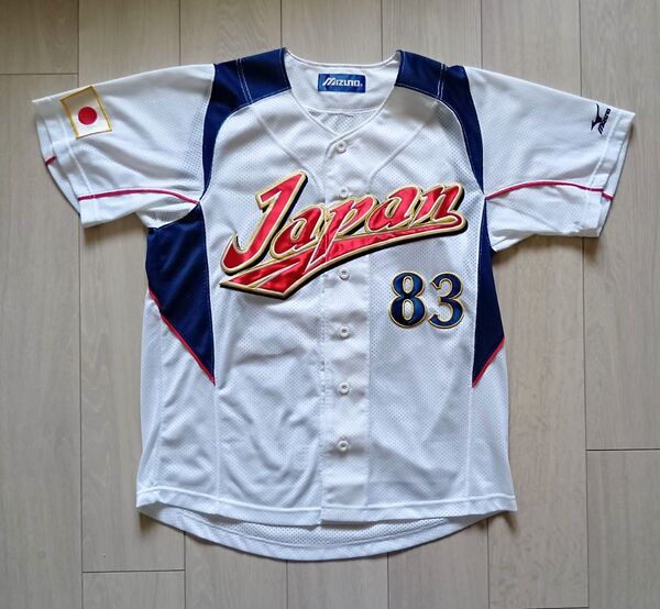 【レア】2009 WBC 原 ホーム ユニフォーム ミズノ M ジャイアンツ 巨人 侍ジャパン 侍JAPAN