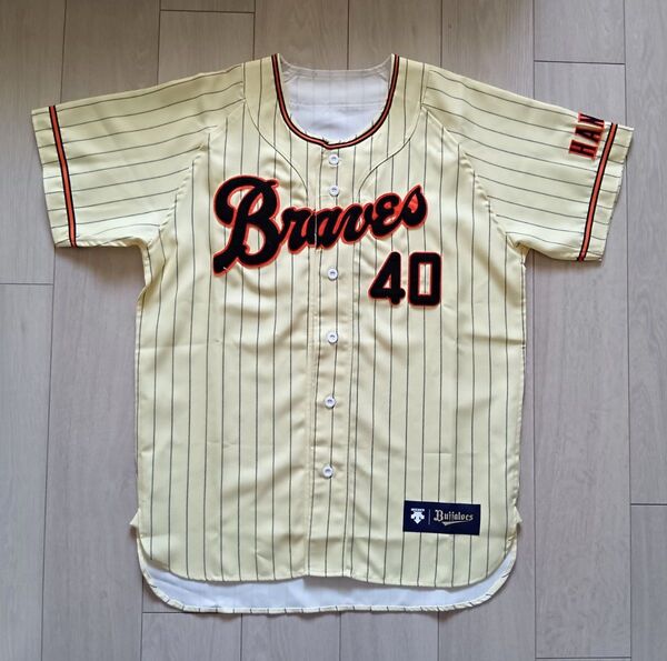 【限定5選手 タグ付 完売】阪急 ブレーブス 復刻 福本 ホーム ユニフォーム デサント O オリックス バファローズ