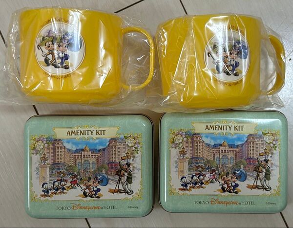 東京ディズニーランドホテル アメニティ キット コップ 2セット ペア