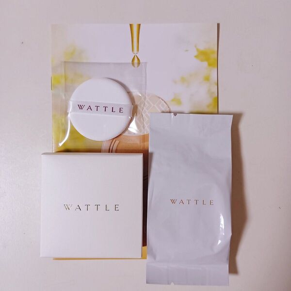 WATTLE ワトル クッションファンデーション コンパクト 替えパフ付きセット