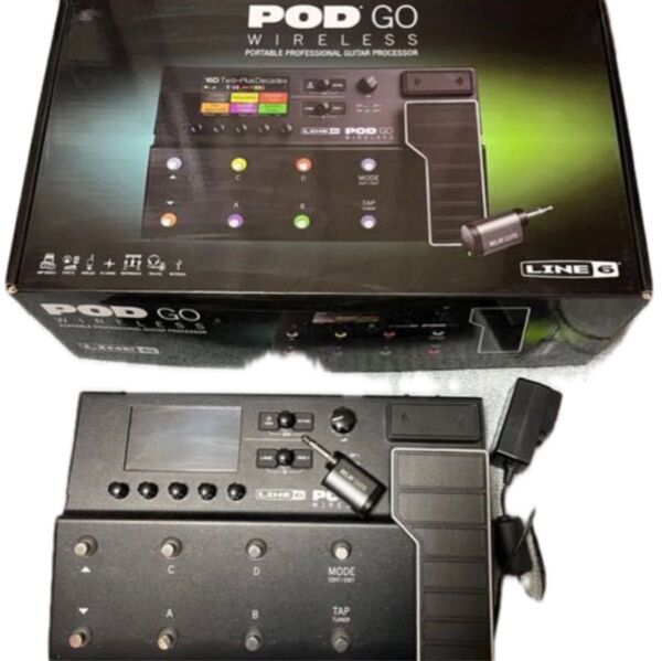 pod go wireless ワイヤレス マルチエフェクター LINE6 ライン6 ギター オーディオインターフェイス